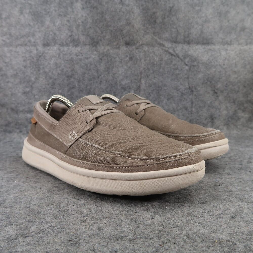 Clarks Shoes Men 8.5 Sneaker Casual Boat Loafer Cantal Comfort Lifestyle Slip On